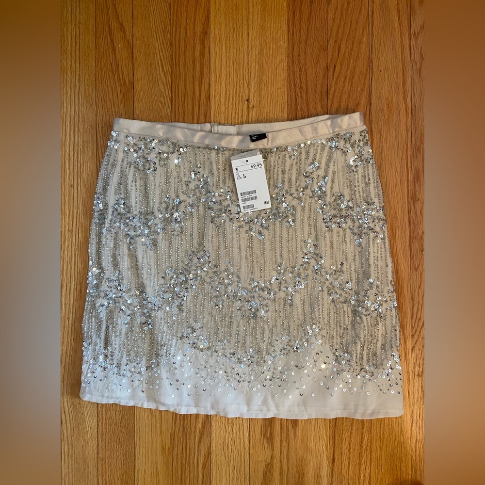 NWT H&M Sequin Skirt